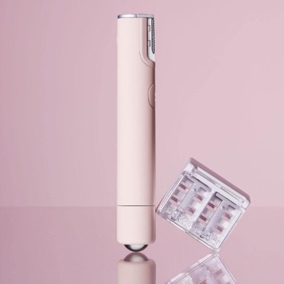 NIB DERMAFLASH Mini Sonic Touch-Up Wand Precision Peach Fuzz Removal Device - Picture 1 of 7